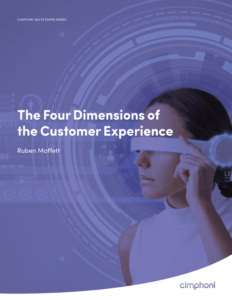 The Four Dimensions of the Customer Experience